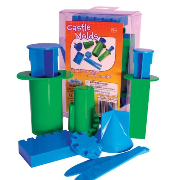 Waba Fun Kinetic Sand Molds Plastic Assorted 8 pc Waba Fun Kinetic Sand Molds Plastic Assorted 8 pc