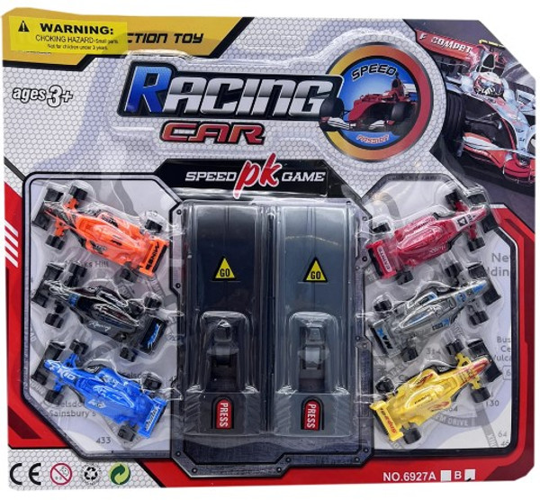 Super Launching Race Cars with Launch Ramp and Racers