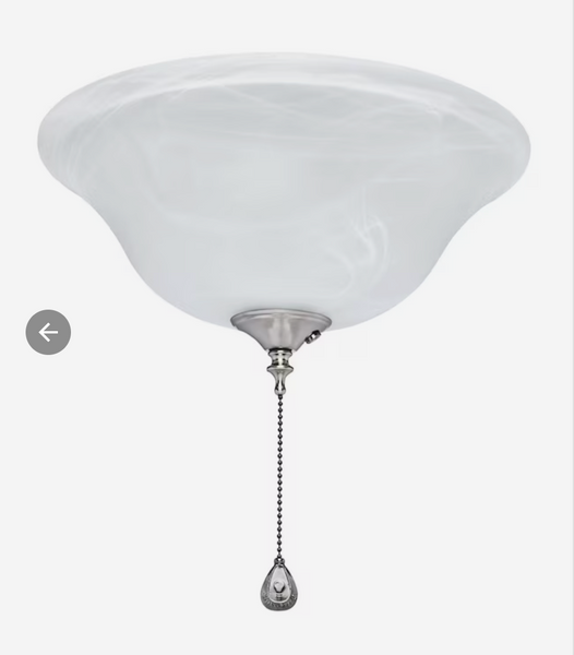 Harbor Breeze 11-in 2-Light White/Black/Nickel/Bronze/Antique Brass LED Ceiling Fan Light Kit Harbor Breeze 11-in 2-Light White/Black/Nickel/Bronze/Antique Brass LED Ceiling Fan Light Kit