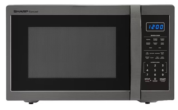 Sharp 1.4-cu ft 1100-Watt Countertop Microwave (Black Stainless Steel) Sharp 1.4-cu ft 1100-Watt Countertop Microwave (Black Stainless Steel)