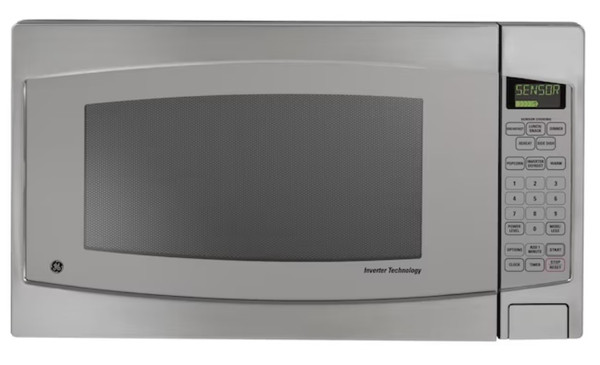 GE 2.2-cu ft 1200-Watt Countertop Microwave (Stainless Steel)