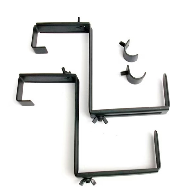 Style Selections 2-Pack 6.75-in Steel Window Box Brackets Style Selections 2-Pack 6.75-in Steel Window Box Brackets