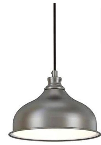 allen + roth Steel Industrial Dome Plug-in Pendant Light allen + roth Steel Industrial Dome Plug-in Pendant Light