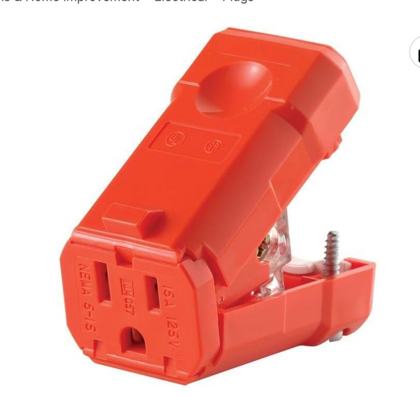 Leviton Python Body Connector Nylon Indust. 15 Amp Nema 5 - 15 R Csa Orange Bg Leviton Python Body Connector Nylon Indust. 15 Amp Nema 5 - 15 R Csa Orange Bg