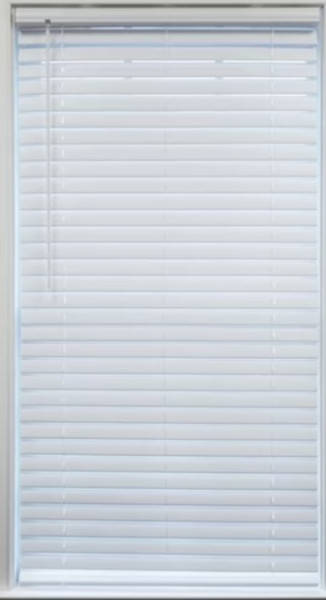 Project Source Premium 2-in Slat Width 27-in x 64-in Cordless White Vinyl Room Darkening Horizontal Blinds Project Source Premium 2-in Slat Width 27-in x 64-in Cordless White Vinyl Room Darkening Horizontal Blinds