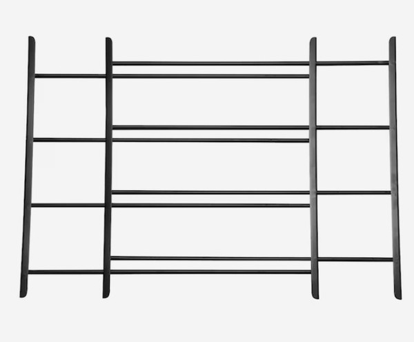 Knape & Vogt 24-in Black 4-Bar Window Safety Guard Knape & Vogt 24-in Black 4-Bar Window Safety Guard