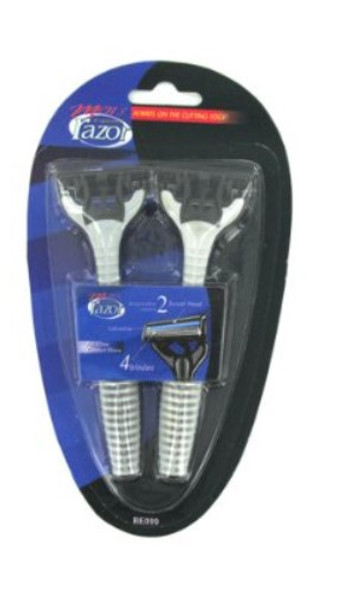 Mens Quadruple Blade Disposable Safe Shave Razors