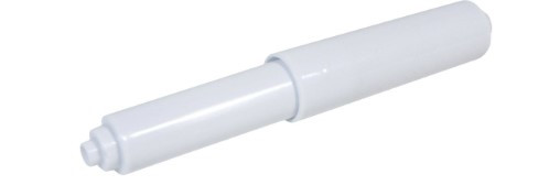 Homz Toilet Tissue Roller 6" X 1-1/4" Dia. Plastic White