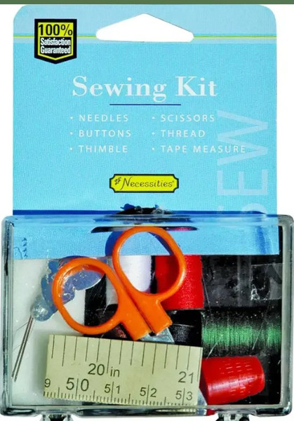 Necessities Travel Sewing Kit Clear Necessities Travel Sewing Kit Clear