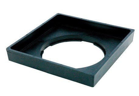 NDS 9.5 in. W X 2.4 in. D Square Low Profile Drain