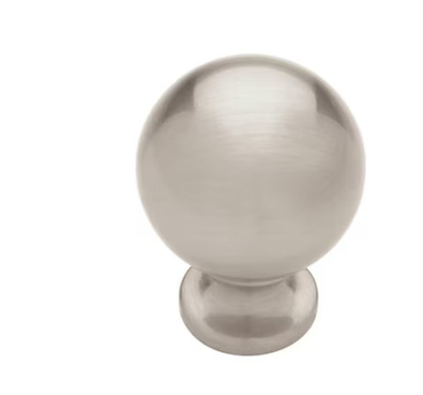 Brainerd Antique 1-1/8-in Satin Nickel Round Traditional Cabinet Knob Brainerd Antique 1-1/8-in Satin Nickel Round Traditional Cabinet Knob