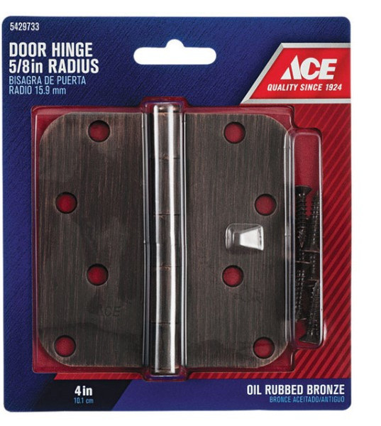 4 in. L Oil Rubbed Bronze Door Hinge 1 pk 4 in. L Oil Rubbed Bronze Door Hinge 1 pk