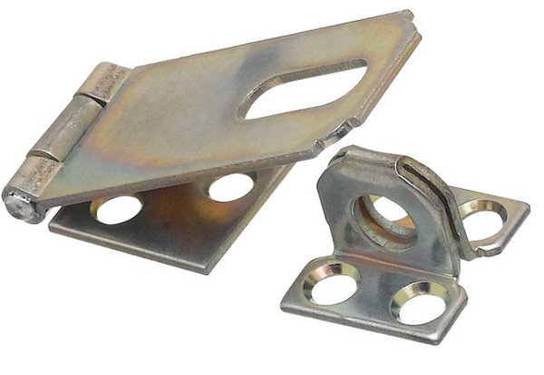National Hardware N102-145 30 Safety Hasps in Zinc, 2-1/2"