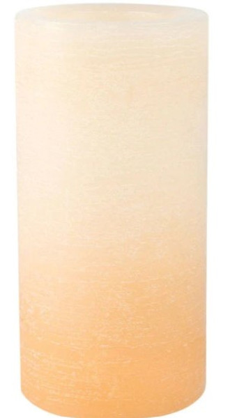 INGLOW CGT23416DT Ombre Rustic Flameless Pillar Candle – 6" Desert-Toned LED Decorative Candle with Realistic Wick & 1000-Hour Burn Time