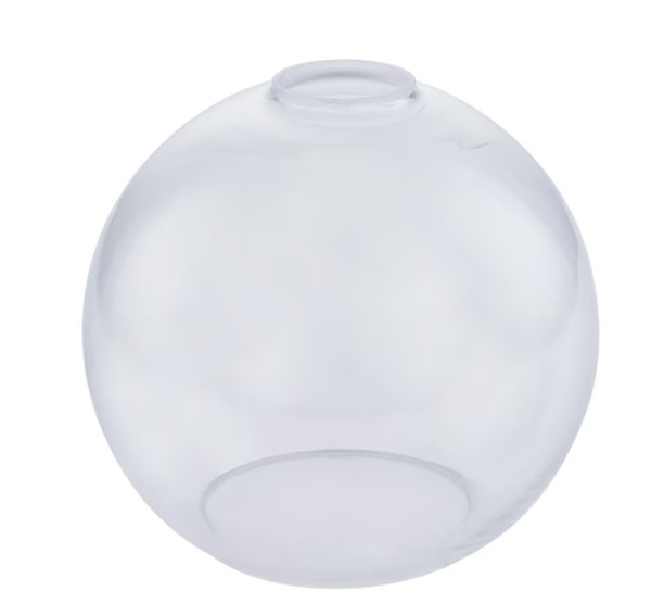 Style Selections 6.38-in x 7-in Globe Clear Glass Pendant Light Shade with 2-1/4-in fitter Style Selections 6.38-in x 7-in Globe Clear Glass Pendant Light Shade with 2-1/4-in fitter