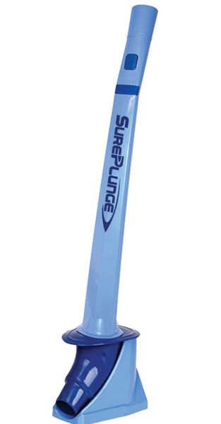 SurePlunge Toilet Plunger with Holder 24 in. L X 4 in. D