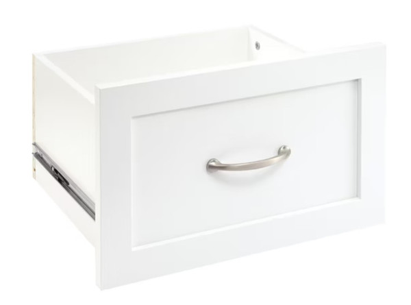 ClosetMaid BrightWood 16-in x 10-in x 13-in White Drawer Unit