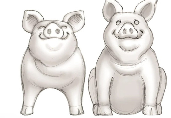 Pig Salt and Pepper Shakers Pig Salt and Pepper Shakers