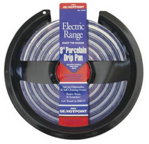 STANCO 420-8 ELECTRIC RANGE TRIM RING 8", BLACK PORCELAIN