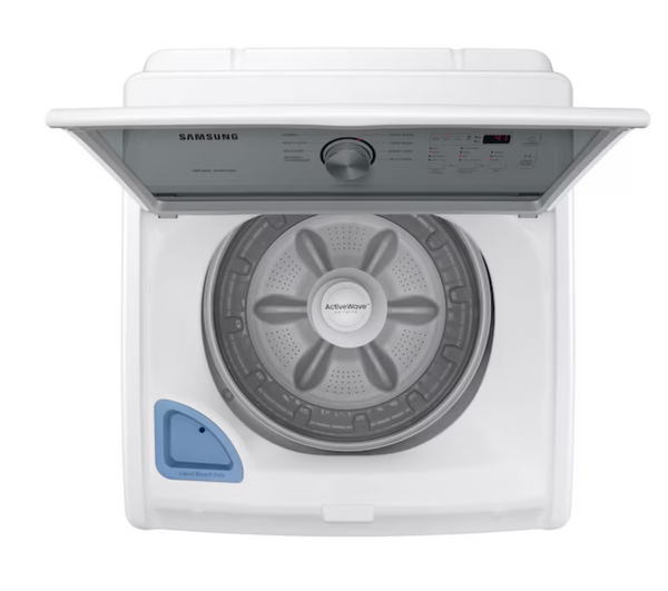 Samsung 4.4-cu ft High Efficiency Agitator Top-Load Washer (White)