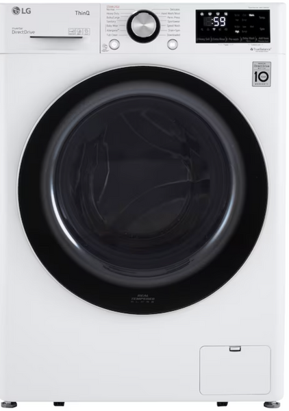 LG 2.4-cu ft Stackable Steam Cycle Smart Front-Load Washer (White) ENERGY STAR
