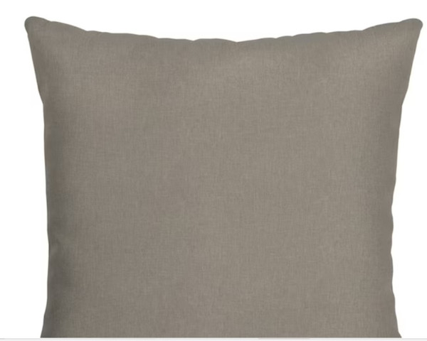 allen + roth Solid Gray Solid Square Throw Pillow allen + roth Solid Gray Solid Square Throw Pillow