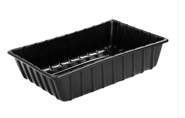 Black Plastic Utility Tub – 36" × 24" × 8", 3.2 Cubic Feet Capacity, Reinforced Ribbed Design Black Plastic Utility Tub – 36" × 24" × 8", 3.2 Cubic Feet Capacity, Reinforced Ribbed Design