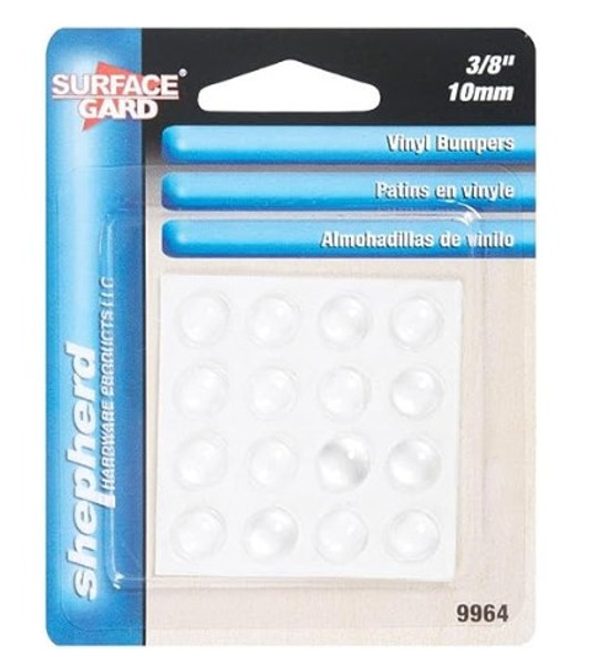 Shepherd 9964 Vnyl Pads Rd Clr 3/8