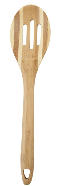 Core Kitchen Brown Bamboo Slotted Spoon