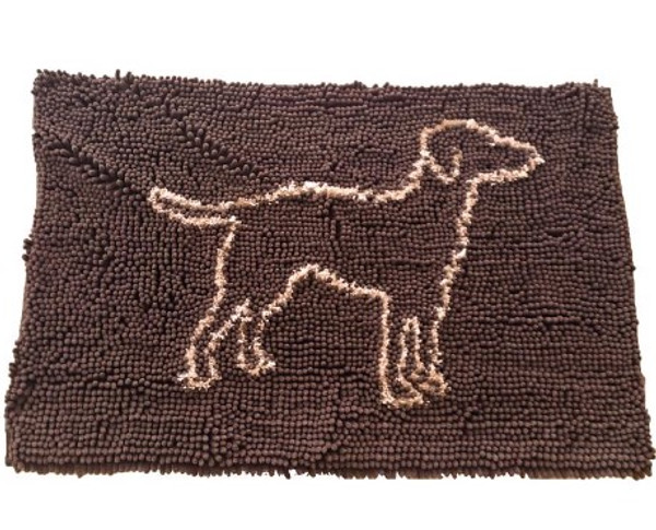 Spot Clean Paws Brown Cat/Dog Mat 1 pk Spot Clean Paws Brown Cat/Dog Mat 1 pk
