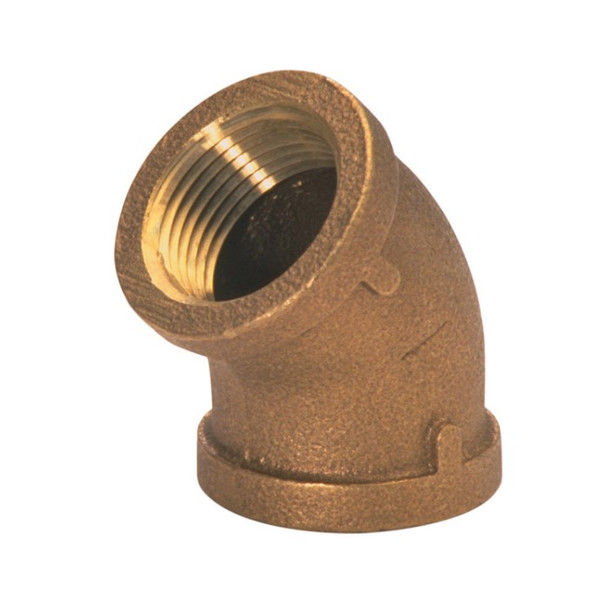 JMF Company 1-1/2 in. FPT X 1-1/2 in. D FPT Brass 45 Degree Elbow JMF Company 1-1/2 in. FPT X 1-1/2 in. D FPT Brass 45 Degree Elbow