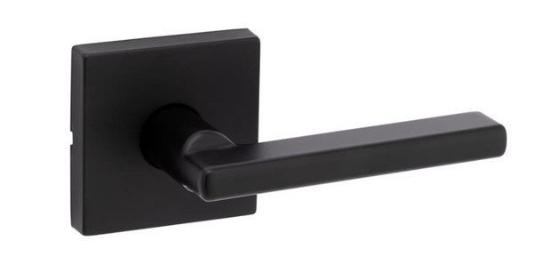 Kwikset Halifax Matte Black Passage Lever Right or Left Handed Kwikset Halifax Matte Black Passage Lever Right or Left Handed
