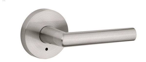 Kwikset Milan Satin Nickel Privacy Lever Right or Left Handed Kwikset Milan Satin Nickel Privacy Lever Right or Left Handed