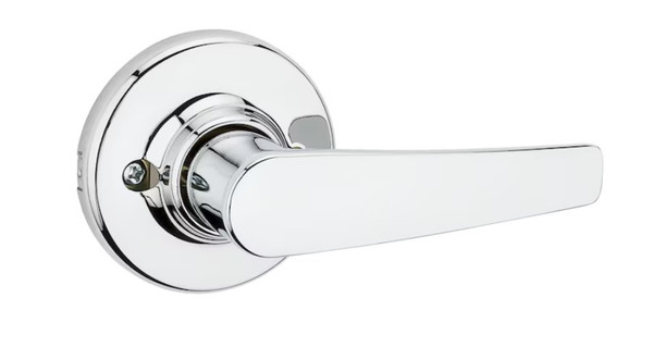 Kwikset Security Delta Polished Chrome Interior/Exterior Dummy Door Handle Kwikset Security Delta Polished Chrome Interior/Exterior Dummy Door Handle