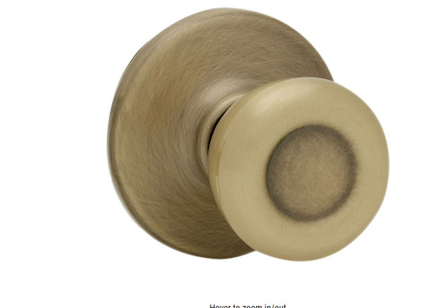 Kwikset Tylo Antique Brass Passage Lockset 1-3/4 in. Kwikset Tylo Antique Brass Passage Lockset 1-3/4 in.