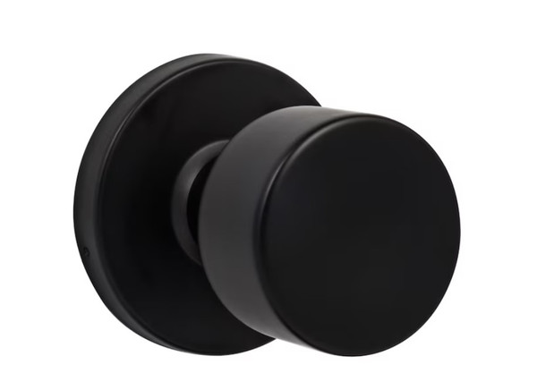 Sure-Loc Hardware Ridgecrest Modern Bergen-Round Flat Black Interior Hall/Closet No Deadbolt Dummy Door Knob Sure-Loc Hardware Ridgecrest Modern Bergen-Round Flat Black Interior Hall/Closet No Deadbolt Dummy Door Knob