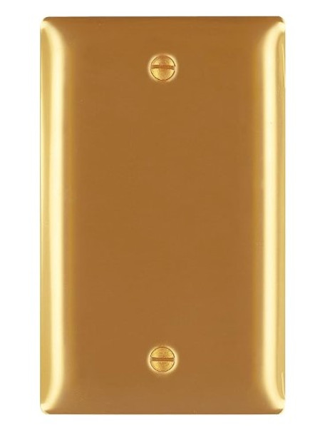 Legrand-Pass & Seymour SB13PB Wall Plate Smooth Polished Brass Single Gang Blank Legrand-Pass & Seymour SB13PB Wall Plate Smooth Polished Brass Single Gang Blank