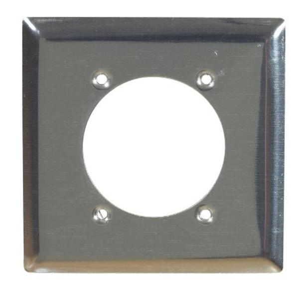 Pass & Seymour White 2 gang Steel Wall Plate 1 pk
