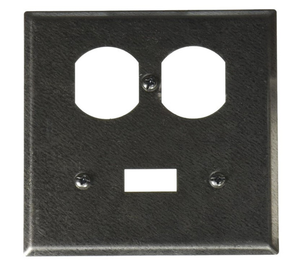 Raco Square Steel 2 gang Box Cover Raco Square Steel 2 gang Box Cover