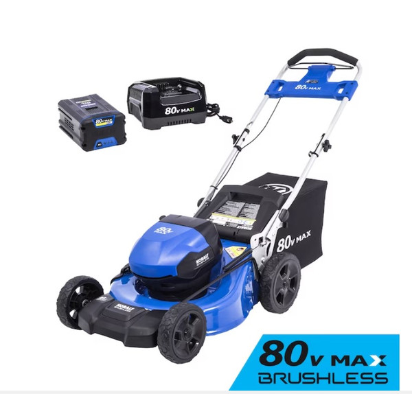 Kobalt  21-in Push Lawn Mower Cordless Lawn Mower 5 Ah (Battery & Charger Included)