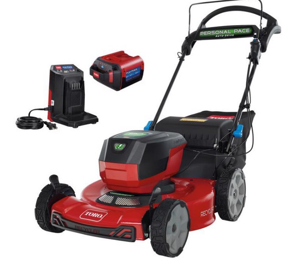Toro Recycler 21466 22 in. 60 V Battery Self-Propelled Lawn Mower Kit (Battery & Charger)