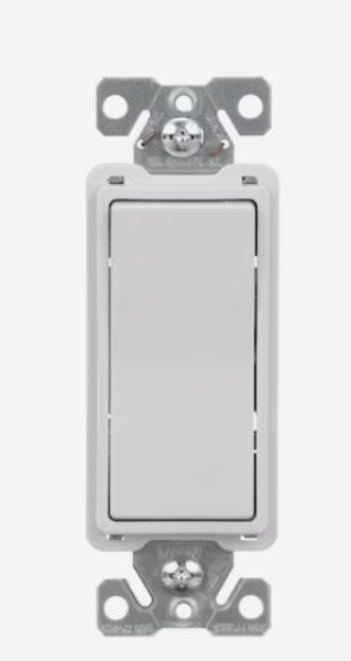 Eaton 15-Amp 4-Way Rocker Light Switch, White Eaton 15-Amp 4-Way Rocker Light Switch, White