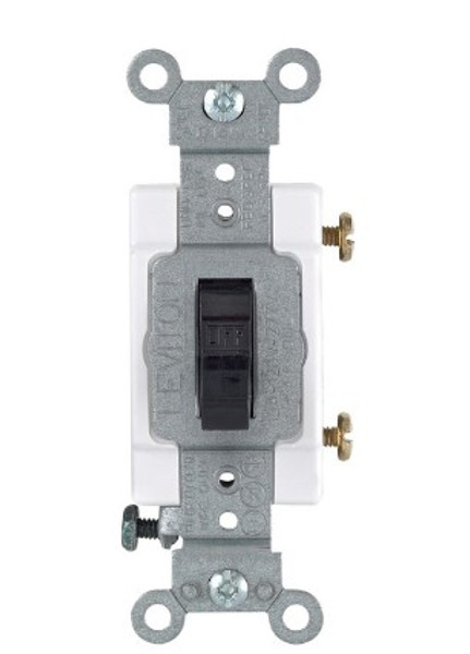 Leviton Commercial 15 amps Toggle Switch Brown 1 pk Leviton Commercial 15 amps Toggle Switch Brown 1 pk
