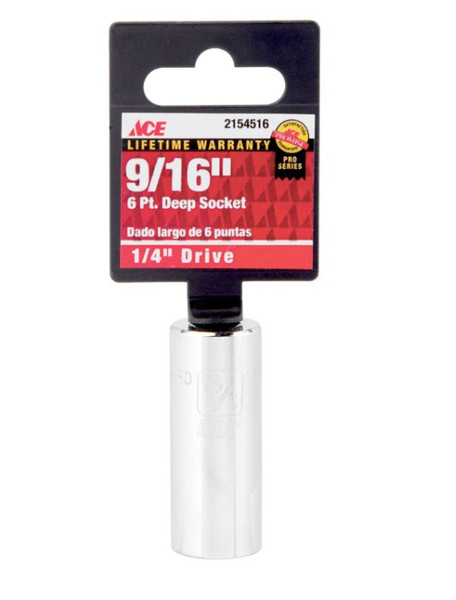 Ace 9/16 1/4 Drive Socket Ace 9/16 1/4 Drive Socket