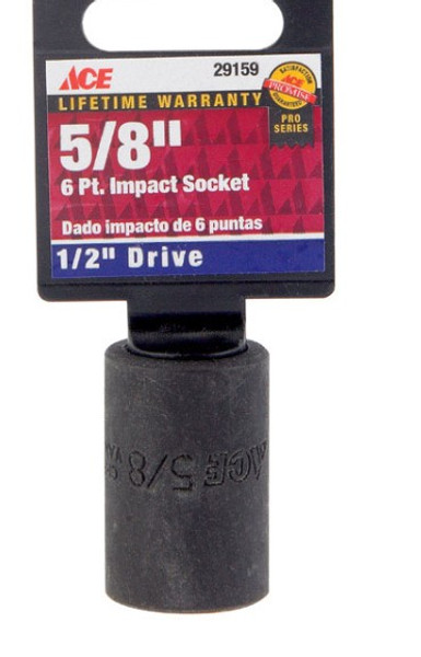 Ace 5/8 1/2 in. drive SAE 6 Point Impact Driver Ace 5/8 1/2 in. drive SAE 6 Point Impact Driver