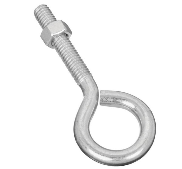 National Hardware 3/8 in. X 4 in. L Zinc-Plated Steel Eyebolt Nut IncludedStay up 24 hours 24 hours