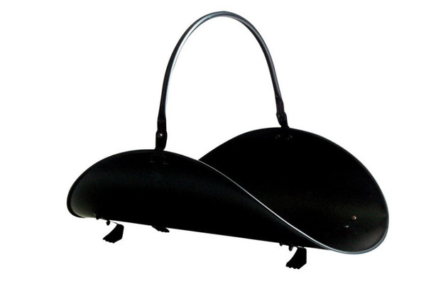 Panacea Black Matte Steel Log Rack