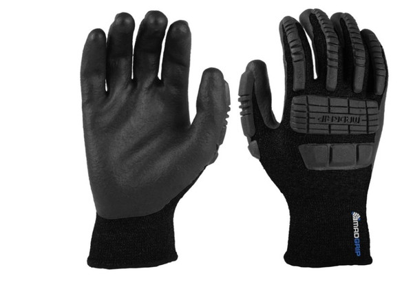 MadGrip Thunderdome XL Nylon Thermal Black Impact Gloves