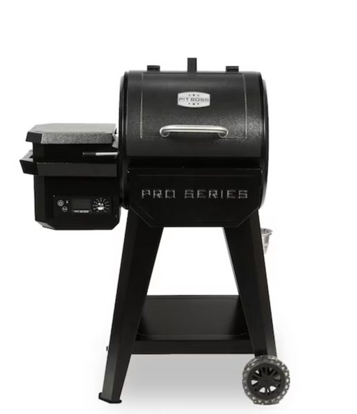 Pit Boss Pro 600-Sq in Black Pellet Grill