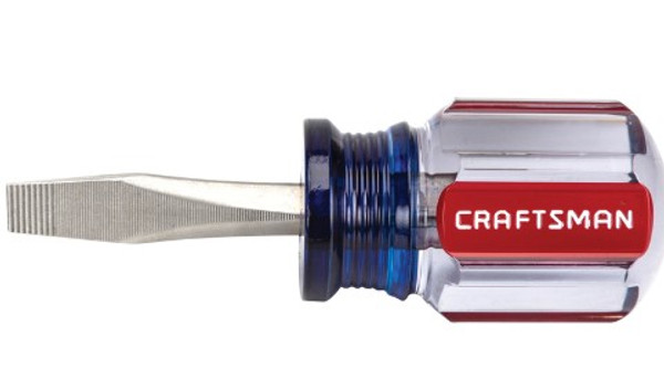 Craftsman 1/4 in. X 1-1/2 in. L Slotted Screwdriver 1 pcThe ones just right I still I'm still going in and making sure that the cost figure is in there